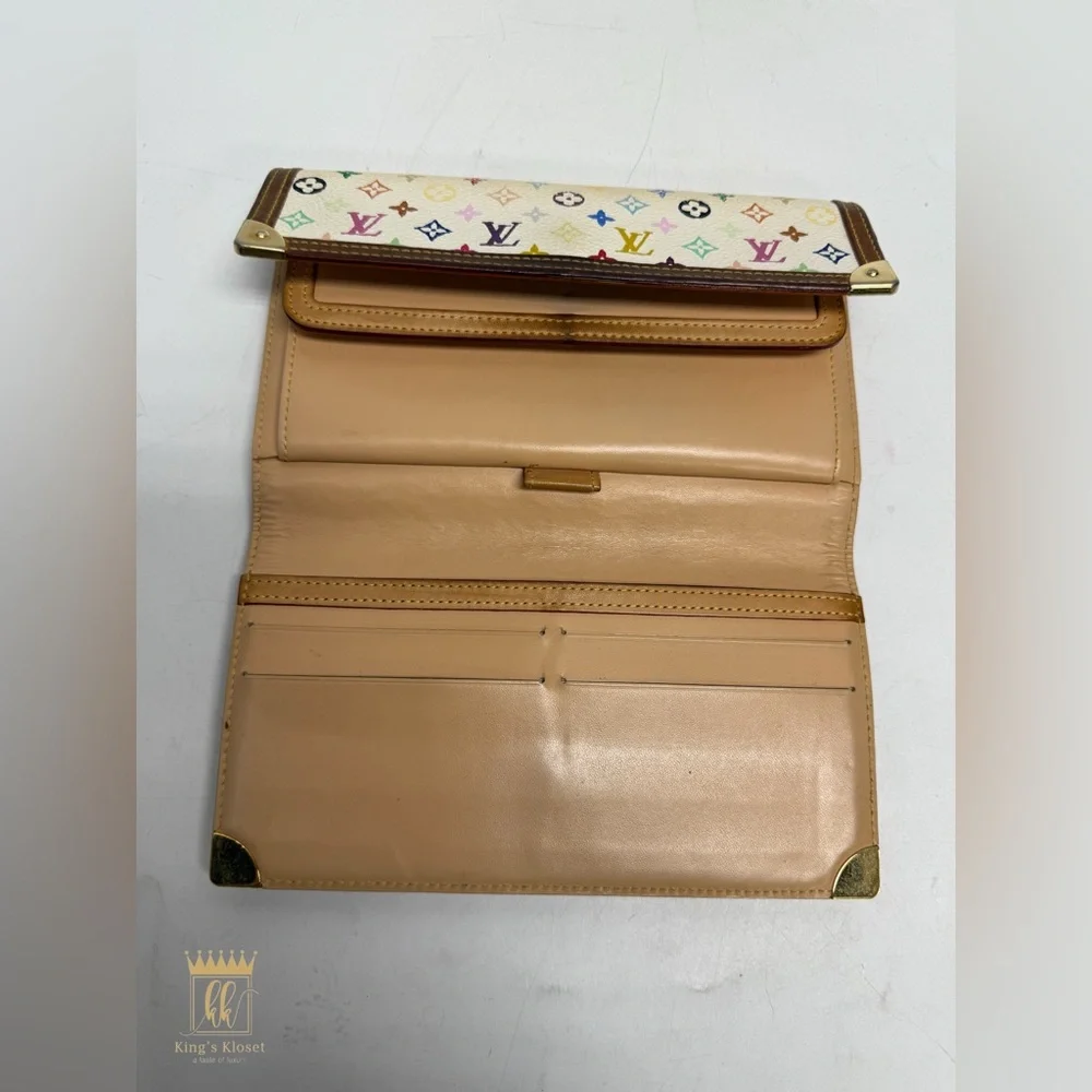 💜SOLD💜Louis Vuitton x Murakami multicolored international wallet - Picture 13 of 14